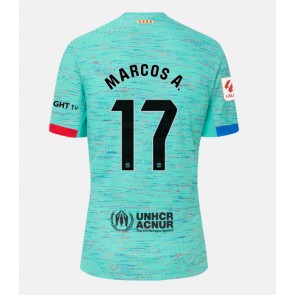 Barcelona Marcos Alonso #17 Tredje trøje 2023-24 Kort ærmer
